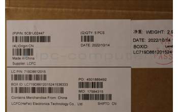 Lenovo 5CB1J02447 Tastatur inkl. Topcase ASM_TUR L82QE NFPSB