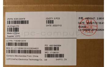 Lenovo 5CB1J02476 Tastatur inkl. Topcase schweiz L82QE NFPSG