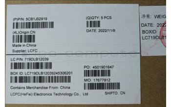 Lenovo 5CB1J02919 Tastatur inkl. Topcase ASM_BEL L82U1 I/G_FP_U