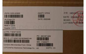 Lenovo 5CB1J03955 Tastatur inkl. Topcase ASM_ENG L82UF FPSG