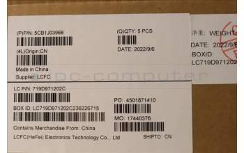 Lenovo 5CB1J03968 Tastatur inkl. Topcase ASM_JPN L82UF NFPAG