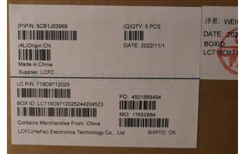 Lenovo 5CB1J03969 Tastatur inkl. Topcase ASM_ITA L82UF NFPAG