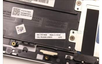 Lenovo 5CB1J03972 C-Cover with keyboard,Hebrew,Arctic Grey,Non_FingerPrint