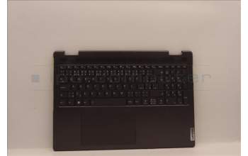 Lenovo 5CB1J04020 C-Cover with keyboard,Czech Slovakian,Storm Grey,Non_FingerPrint
