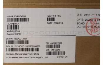 Lenovo 5CB1J04280 Tastatur inkl. Topcase ASM_ARA L82TF RGBOG