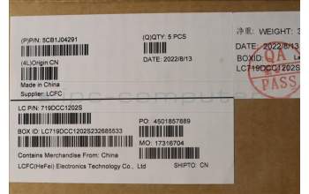 Lenovo 5CB1J04291 Tastatur inkl. Topcase deutsch L82TF RGBOG