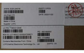 Lenovo 5CB1J04318 Tastatur inkl. Topcase ASM_EURO ENG L82TFRGBSG