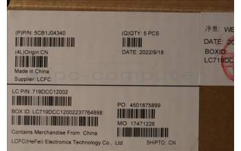 Lenovo 5CB1J04340 Tastatur inkl. Topcase ASM_THAI L82TF RGBSG