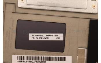 Lenovo 5CB1J04361 Tastatur inkl. Topcase ASM_ITA L82TF WHOG