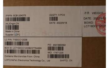 Lenovo 5CB1J04375 Tastatur inkl. Topcase ASM_JPN L82TF WHOG