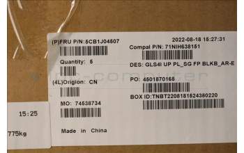 Lenovo 5CB1J04507 Tastatur inkl. TopcaseASM_ARA C82SD PLSG FPBL