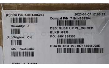 Lenovo 5CB1J05255 Tastatur inkl. TopcaseASM_GER C82SD PLCG NFPBL