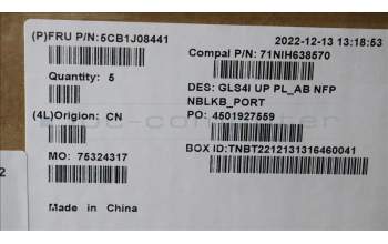 Lenovo 5CB1J08441 Tastatur inkl. TopcaseASM_POR C82SD PLAB NFPNBL