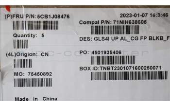 Lenovo 5CB1J08476 Tastatur inkl. TopcaseASM_FRA C82SD ALCG FPBL