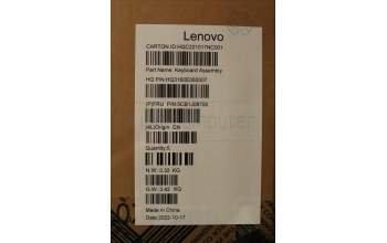 Lenovo 5CB1J08750 Tastatur inkl. Topcase ASM_BEL H 82SN CLGY DIS