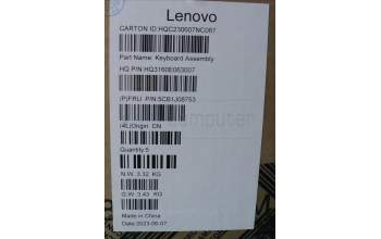 Lenovo 5CB1J08753 Tastatur inkl. Topcase ASM_CZE/SLKH82SNCLGYDIS