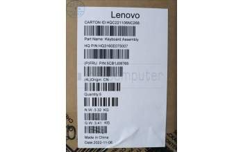 Lenovo 5CB1J08765 Tastatur inkl. Topcase ASM_ITA H 82SN CLGY DIS