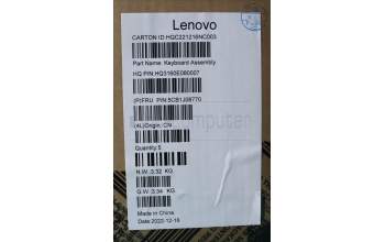 Lenovo 5CB1J08770 Tastatur inkl. Topcase ASM_POR H 82SN CLGY DIS