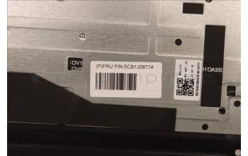 Lenovo 5CB1J08774 Tastatur inkl. Topcase schweiz H 82SN CLGY DIS