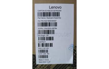 Lenovo 5CB1J08784 Tastatur inkl. Topcase ASM_BUL H 82SN CLGY UMA