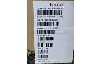 Lenovo 5CB1J08785 Tastatur inkl. Topcase ASM_CZE/SLKH82SNCLGYUMA
