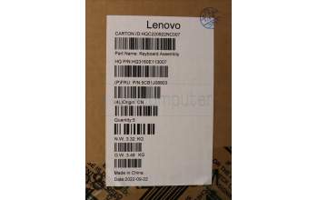 Lenovo 5CB1J08803 Tastatur inkl. Topcase ASM_RUS H 82SN CLGY UMA