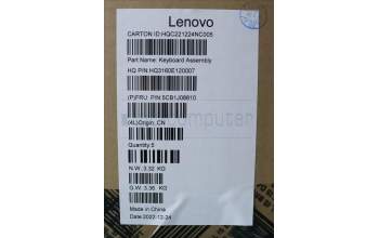 Lenovo 5CB1J08810 Tastatur inkl. Topcase ASM_UK H 82SN CLGY UMA
