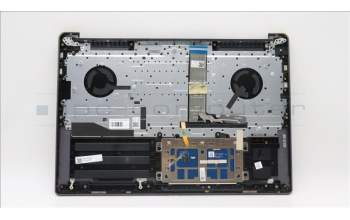 Lenovo 5CB1J08814 C-Cover with keyboard, Belgian, Storm Grey, UK