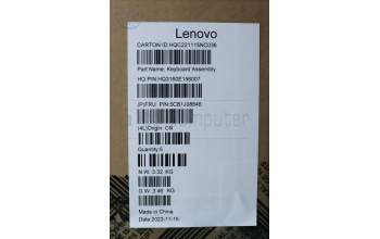 Lenovo 5CB1J08846 Tastatur inkl. Topcase ASM_BEL H 82SN STGY UMA