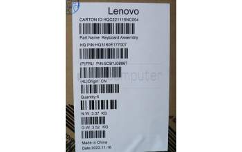 Lenovo 5CB1J08867 Tastatur inkl. Topcase ASM_RUS H 82SN STGY UMA