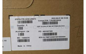 Lenovo 5CB1J09073 Tastatur inkl. Topcase ASM_RUS C21DH MGBL