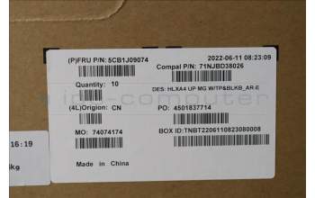 Lenovo 5CB1J09074 Tastatur inkl. Topcase ASM_ARA C21DH MGBL