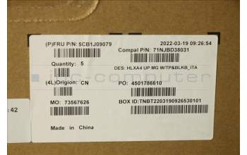 Lenovo 5CB1J09079 Tastatur inkl. Topcase ASM_ITA C21DH MGBL