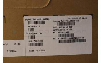 Lenovo 5CB1J09082 Tastatur inkl. Topcase ASM_POR C21DH MGBL