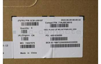 Lenovo 5CB1J09197 Tastatur inkl. Topcase ASM_GRE C21DJ MGBL