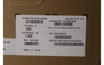 Lenovo 5CB1J09208 Tastatur inkl. Topcase spanisch C21DJ MGBL