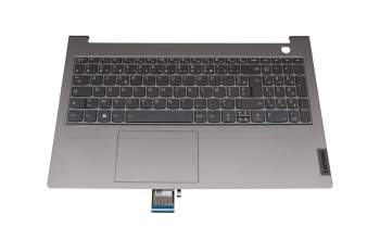 5CB1J09214 Original Lenovo Tastatur inkl. Topcase FR (französisch) schwarz/grau mit Backlight