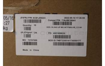 Lenovo 5CB1J09223 Tastatur inkl. Topcase ASM_CZE/SLK C21DJ MGBL