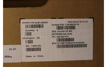 Lenovo 5CB1J09297 Tastatur inkl. Topcase ASM_RUS C21DJ MGNBL