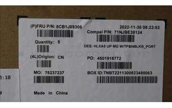 Lenovo 5CB1J09306 Tastatur inkl. Topcase ASM_POR C21DJ MGNBL