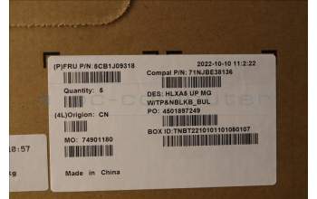 Lenovo 5CB1J09318 Tastatur inkl. Topcase ASM_BUL C21DJ MGNBL