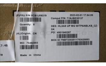 Lenovo 5CB1J09319 Tastatur inkl. Topcase ASM_CZE/SLK C21DJ MGNBL