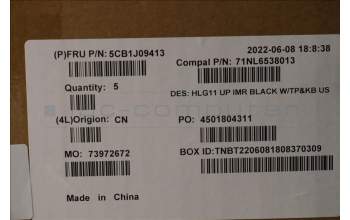 Lenovo 5CB1J09413 Tastatur inkl. Topcase ASM_ENG C 82SA BLA