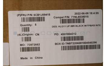 Lenovo 5CB1J09415 Tastatur inkl. Topcase ASM_EURO ENG C82SA BLA