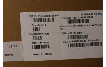 Lenovo 5CB1J09545 Tastatur inkl. TopcaseASM_ENG C82SA E3 BLA