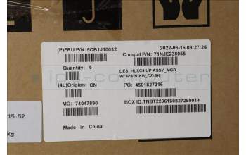 Lenovo 5CB1J10032 Tastatur inkl. TopcaseASM_CZE/SLK C21DM BLKB N