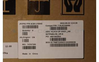 Lenovo 5CB1J10043 Tastatur inkl. Topcase ASM_ARA C21DM AB BLKB N