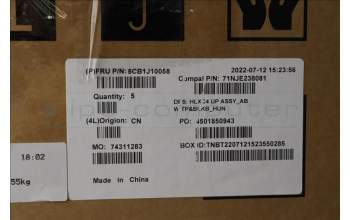 Lenovo 5CB1J10058 Tastatur inkl. Topcase ASM_HUN C21DM AB BLKB N