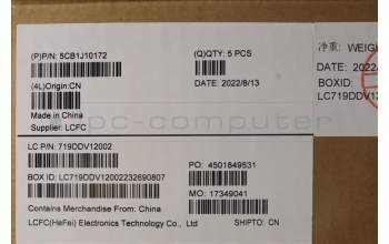 Lenovo 5CB1J10172 Tastatur inkl. Topcase ASM_BEL L82T0