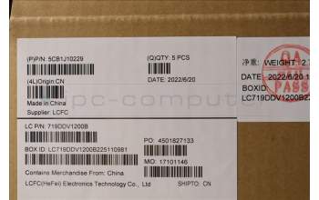 Lenovo 5CB1J10229 Tastatur inkl. Topcase deutsch L82T0
